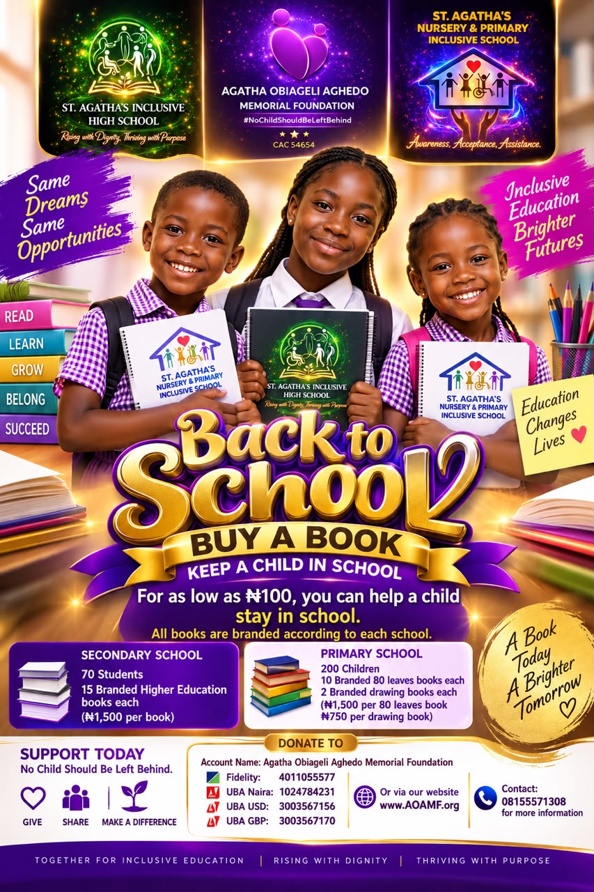 Back to School: Buy a Book, Keep a Child in School campaign poster